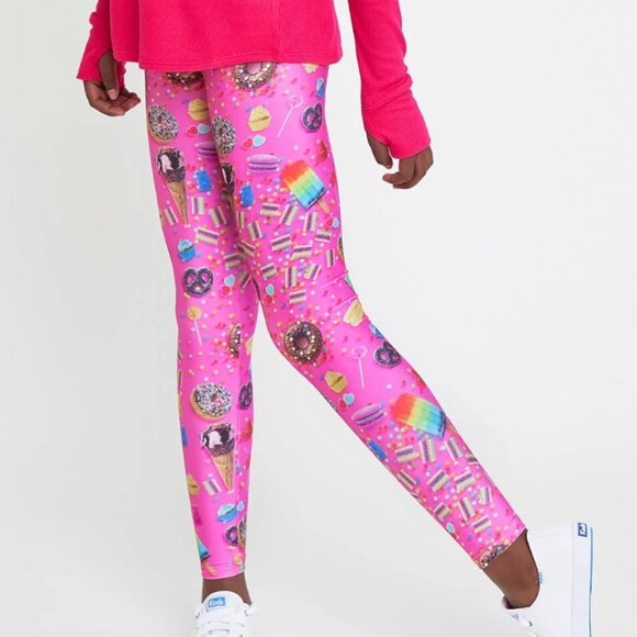 Terez Kids Leggings - Candy Spill Size 6 - Picture 2 of 2